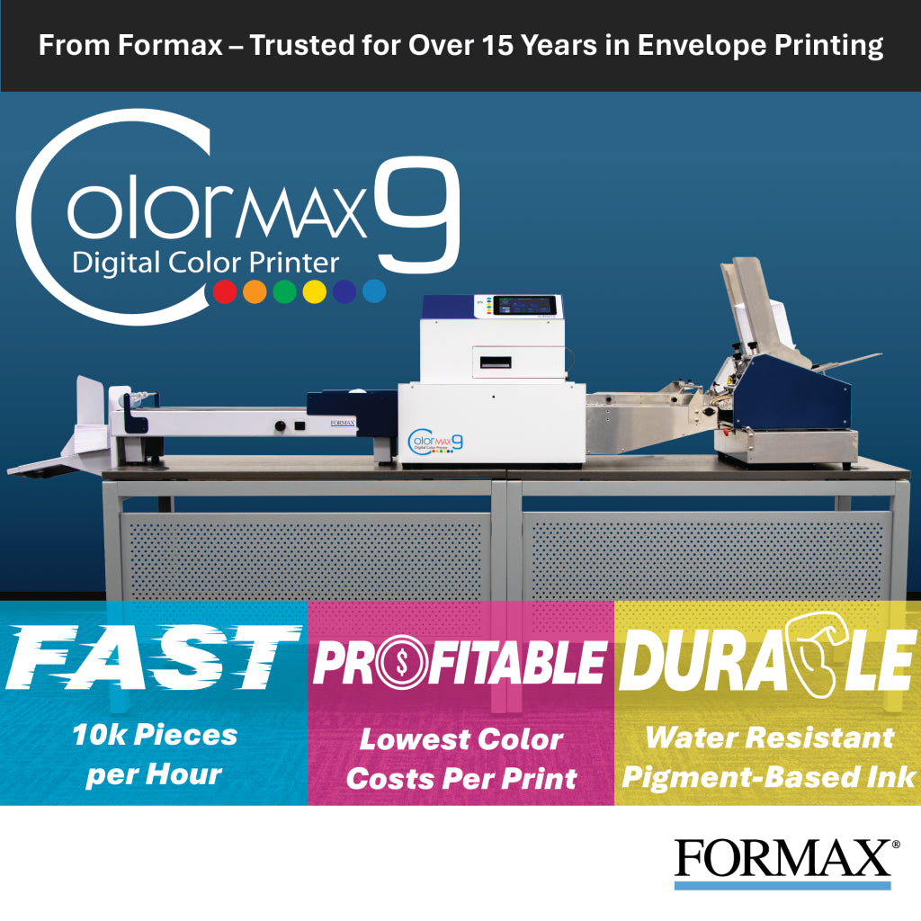 impresora de sobres digital Colormax 9
