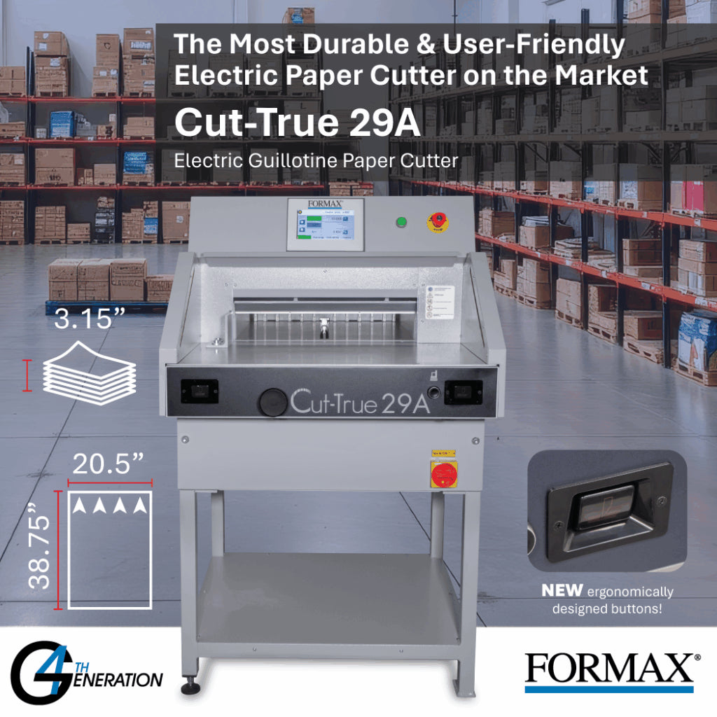 Cut True 29A electric paper cutter