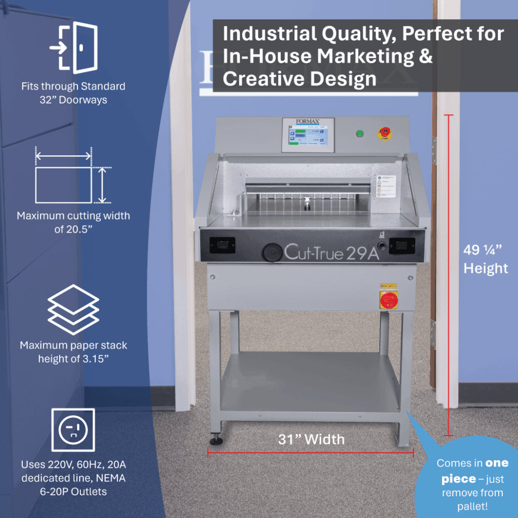 Cut True 29A electric paper cutter