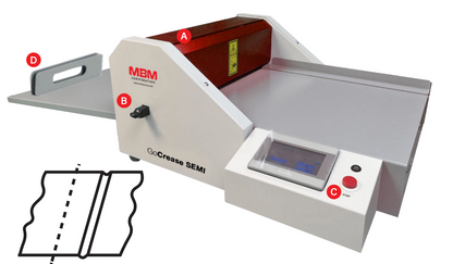 GoCrease SEMI – Semi-automatic Programmable Creaser and Perforator